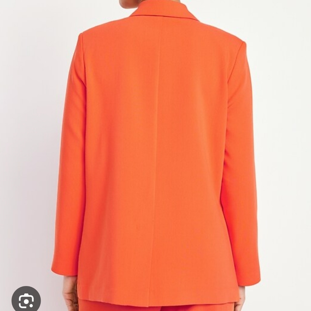 Old Navy Taylor Relaxed Suit Blazer- Warm Sunset NWT. Size L - Picture 7 of 7